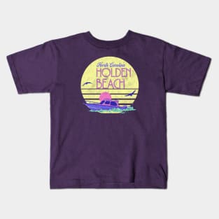 Holden Beach, North Carolina Boat Ride Kids T-Shirt